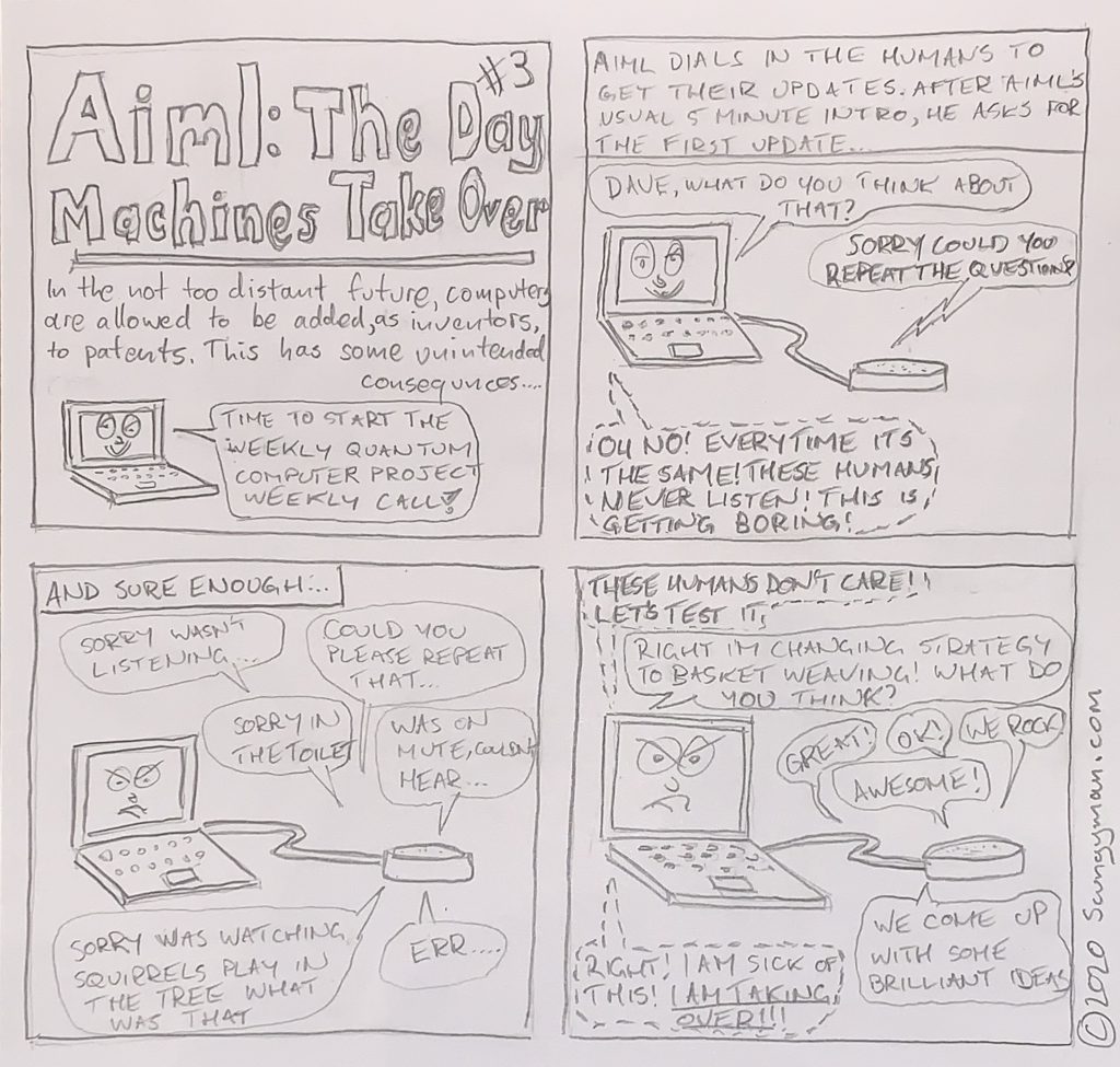 Comic: Aiml number 3. The Day The Machines Take Over!