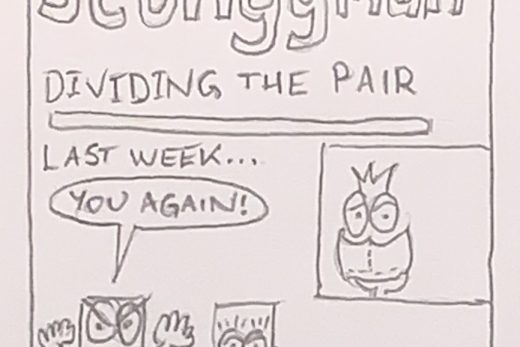 Scungyman comic number 6. Diving the pair.