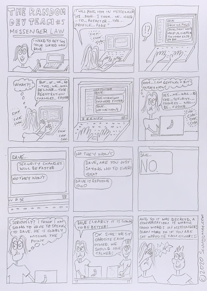 Random Dev Team number 6. Messenger Law. 